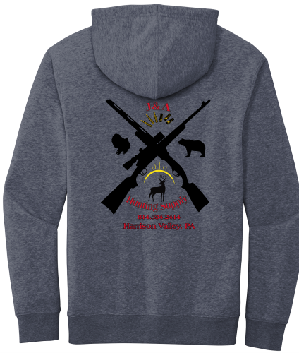 J & A back Hooded Sweatshirt